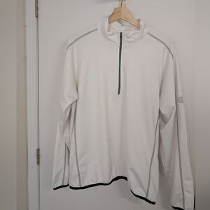 DUNNIN GOLF WHITE JACKET SIZE MEDIUM